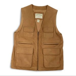 Orvis Leather Vest
